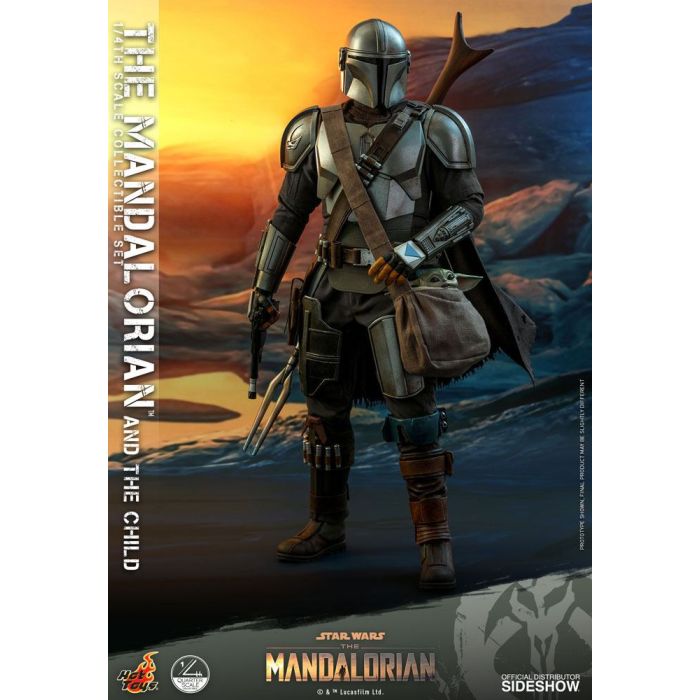 Star Wars The Mandalorian Action Figure 2-Pack 1/4 The Mandalorian & The Child 46 cm