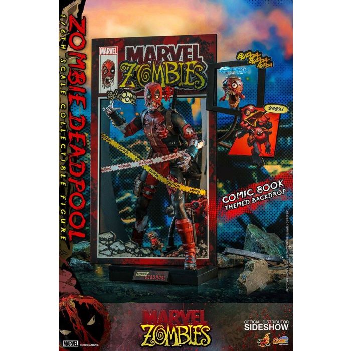 Marvel Zombies Comic Masterpiece Action Figure 1/6 Zombie Deadpool 31 cm