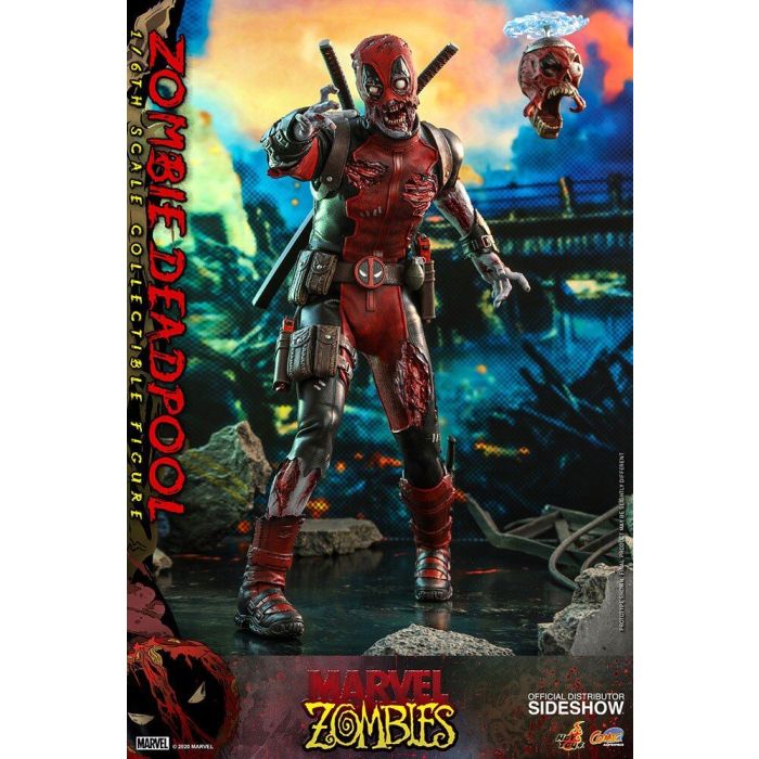 Marvel Zombies Comic Masterpiece Action Figure 1/6 Zombie Deadpool 31 cm