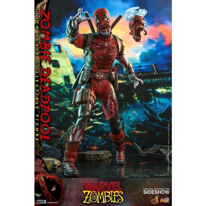 Marvel Zombies Comic Masterpiece Action Figure 1/6 Zombie Deadpool 31 cm