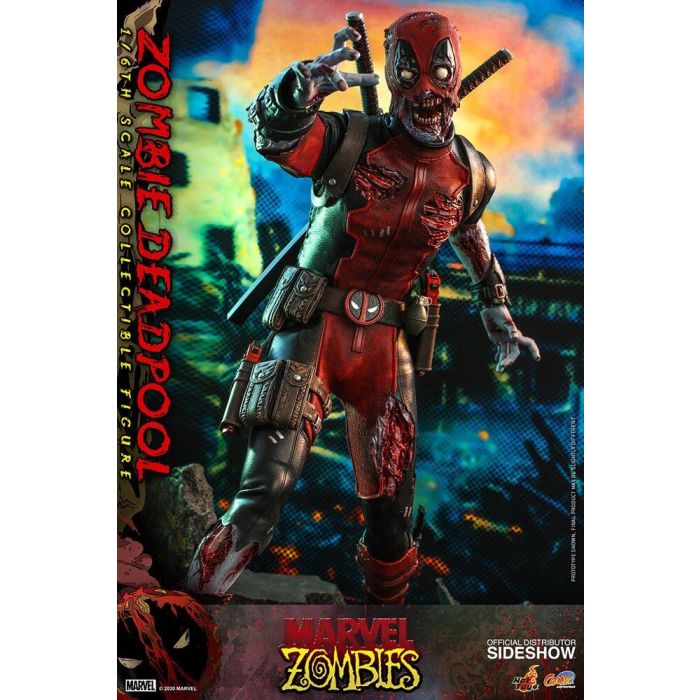 Marvel Zombies Comic Masterpiece Action Figure 1/6 Zombie Deadpool 31 cm