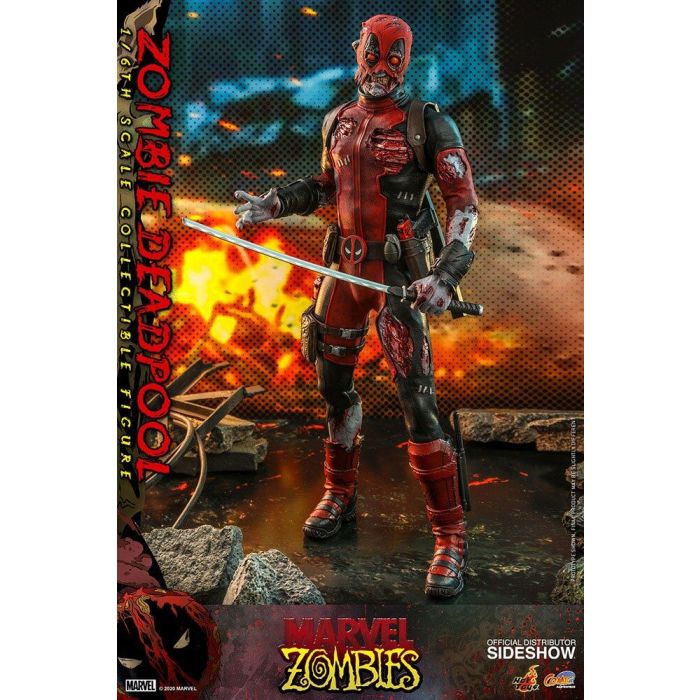 Marvel Zombies Comic Masterpiece Action Figure 1/6 Zombie Deadpool 31 cm