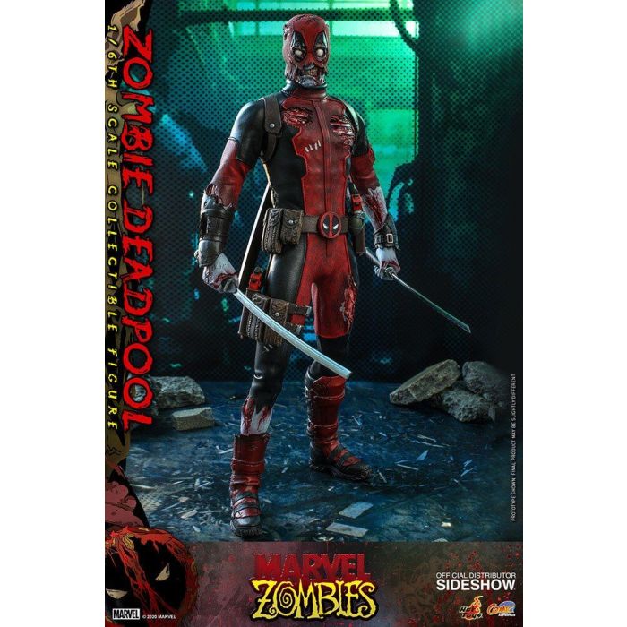 Marvel Zombies Comic Masterpiece Action Figure 1/6 Zombie Deadpool 31 cm