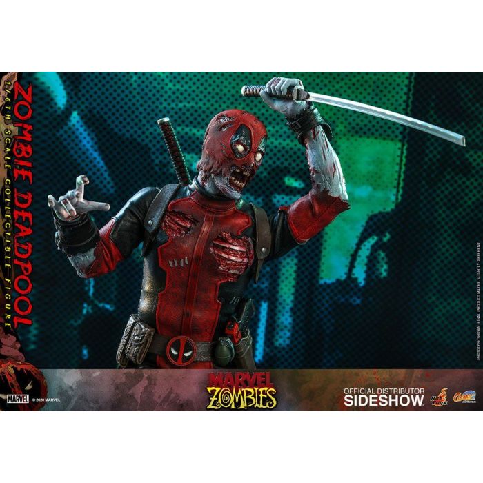 Marvel Zombies Comic Masterpiece Action Figure 1/6 Zombie Deadpool 31 cm
