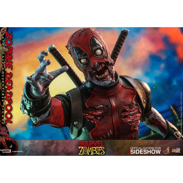 Marvel Zombies Comic Masterpiece Action Figure 1/6 Zombie Deadpool 31 cm