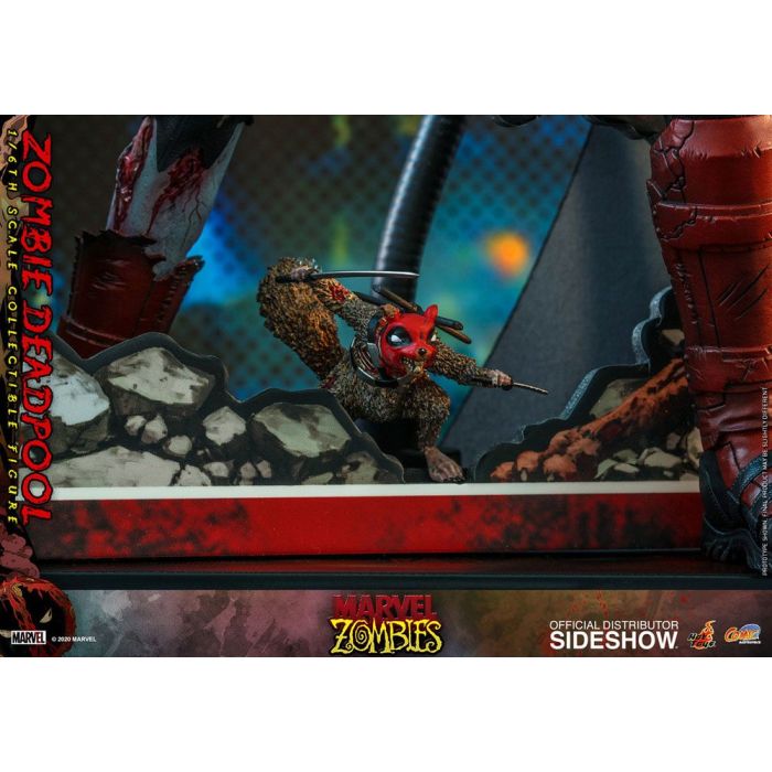 Marvel Zombies Comic Masterpiece Action Figure 1/6 Zombie Deadpool 31 cm