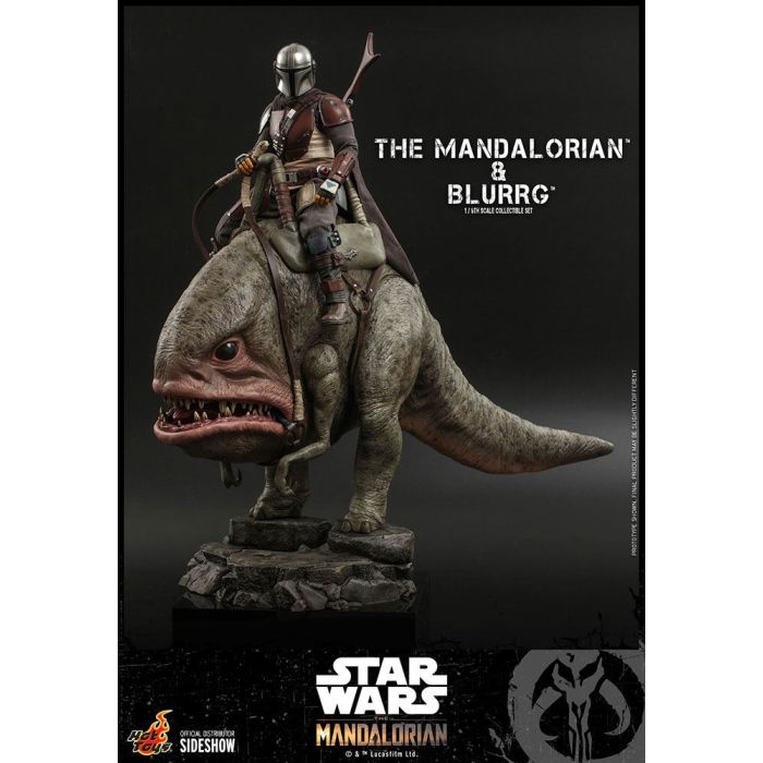 Star Wars The Mandalorian Action Figure 2-Pack 1/6 The Mandalorian & Blurrg 37 cm