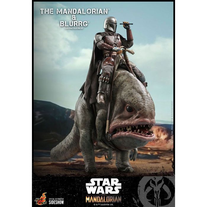 Star Wars The Mandalorian Action Figure 2-Pack 1/6 The Mandalorian & Blurrg 37 cm