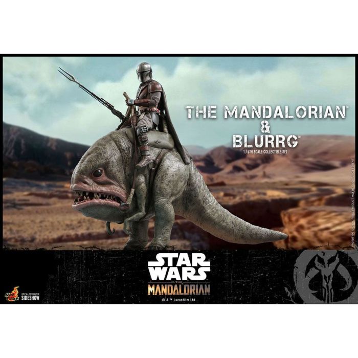 Star Wars The Mandalorian Action Figure 2-Pack 1/6 The Mandalorian & Blurrg 37 cm