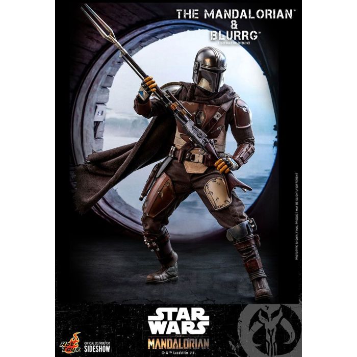 Star Wars The Mandalorian Action Figure 2-Pack 1/6 The Mandalorian & Blurrg 37 cm