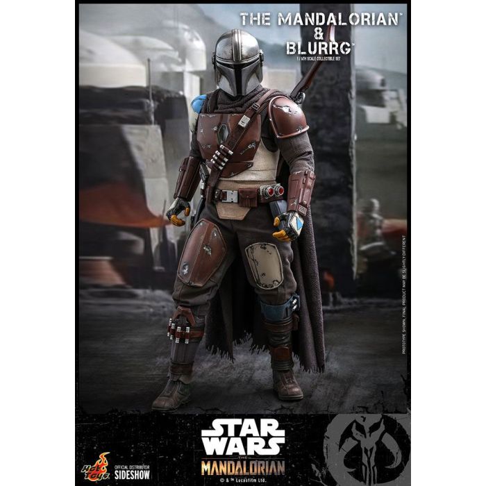 Star Wars The Mandalorian Action Figure 2-Pack 1/6 The Mandalorian & Blurrg 37 cm
