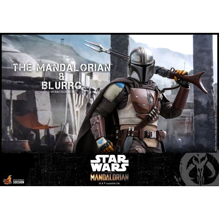 Star Wars The Mandalorian Action Figure 2-Pack 1/6 The Mandalorian & Blurrg 37 cm