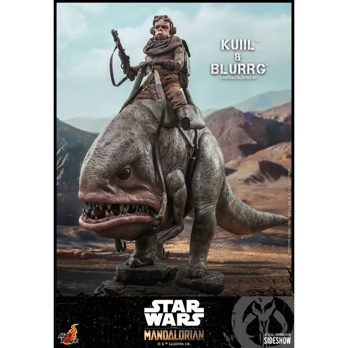 Star Wars The Mandalorian Action Figure 2-Pack 1/6 Kuiil & Blurrg 37 cm