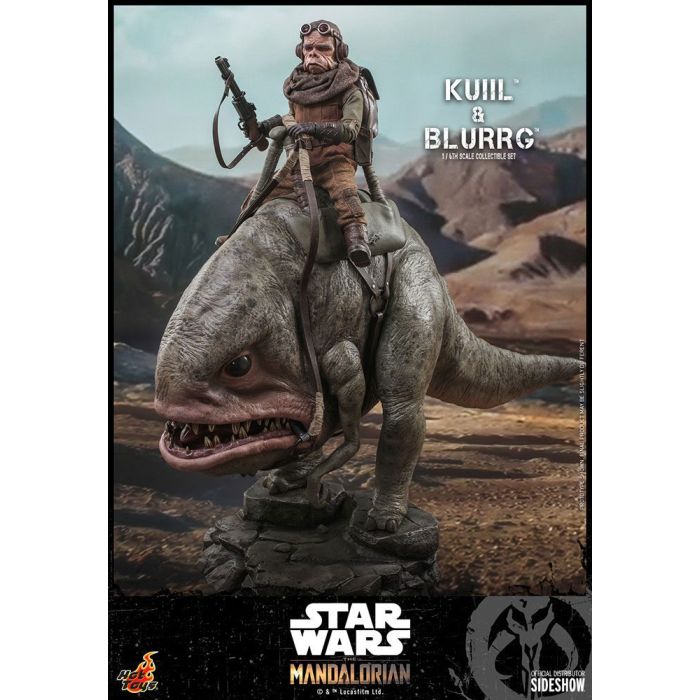 Star Wars The Mandalorian Action Figure 2-Pack 1/6 Kuiil & Blurrg 37 cm