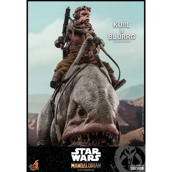 Star Wars The Mandalorian Action Figure 2-Pack 1/6 Kuiil & Blurrg 37 cm