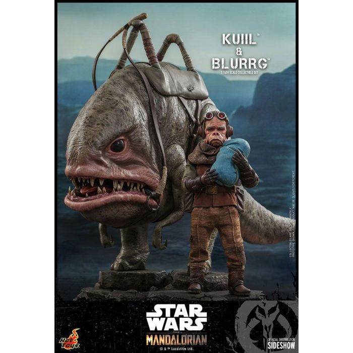 Star Wars The Mandalorian Action Figure 2-Pack 1/6 Kuiil & Blurrg 37 cm