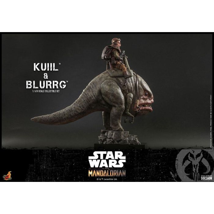 Star Wars The Mandalorian Action Figure 2-Pack 1/6 Kuiil & Blurrg 37 cm