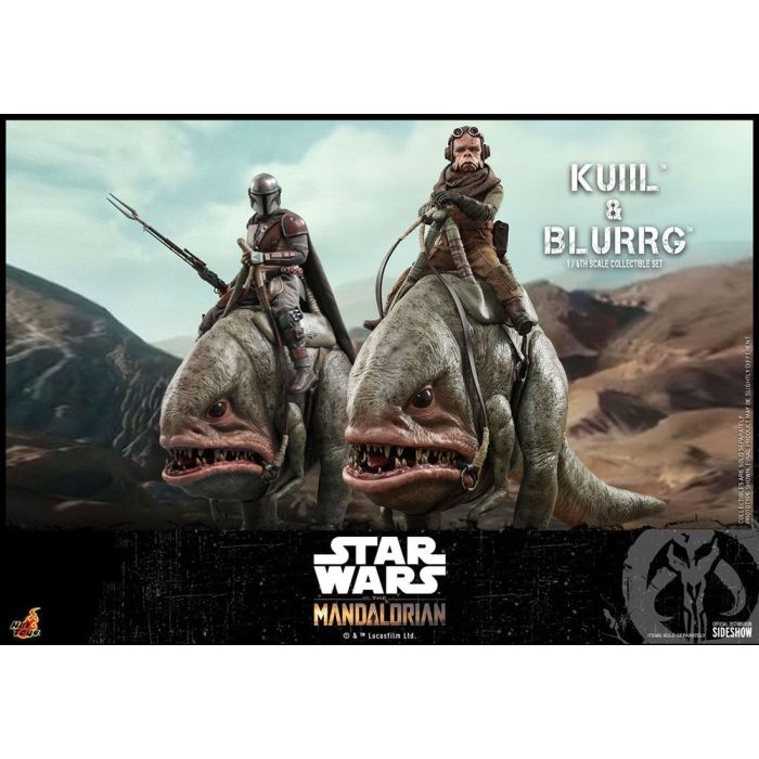 Star Wars The Mandalorian Action Figure 2-Pack 1/6 Kuiil & Blurrg 37 cm