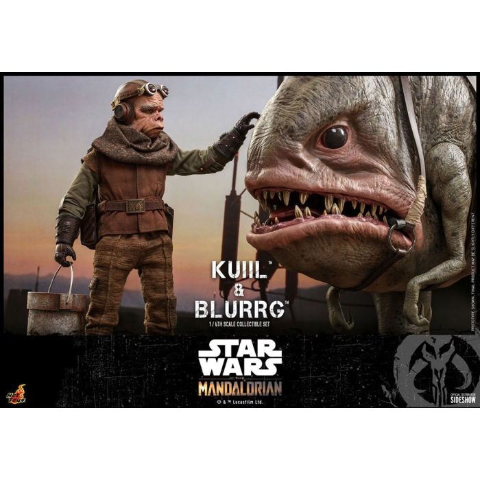 Star Wars The Mandalorian Action Figure 2-Pack 1/6 Kuiil & Blurrg 37 cm