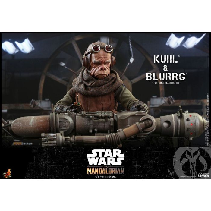 Star Wars The Mandalorian Action Figure 2-Pack 1/6 Kuiil & Blurrg 37 cm