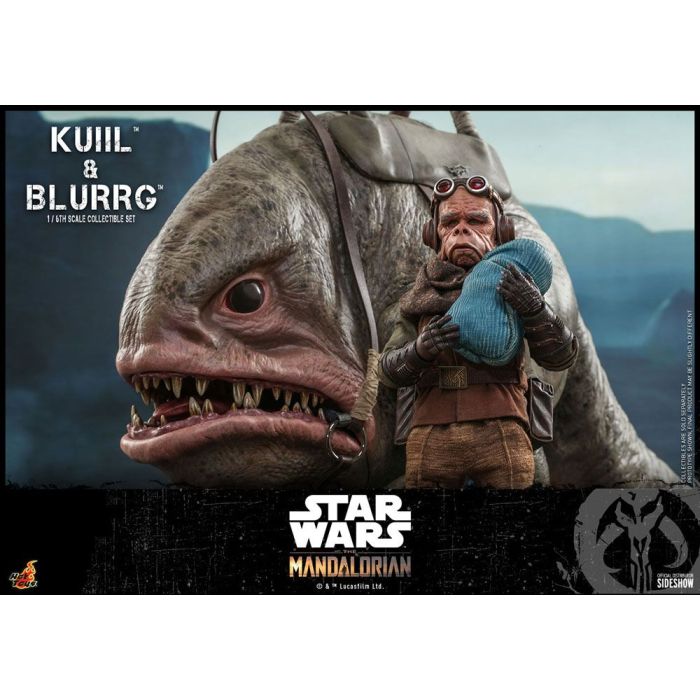 Star Wars The Mandalorian Action Figure 2-Pack 1/6 Kuiil & Blurrg 37 cm