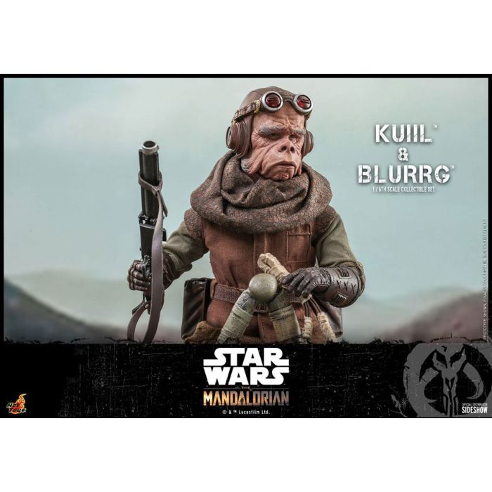 Star Wars The Mandalorian Action Figure 2-Pack 1/6 Kuiil & Blurrg 37 cm