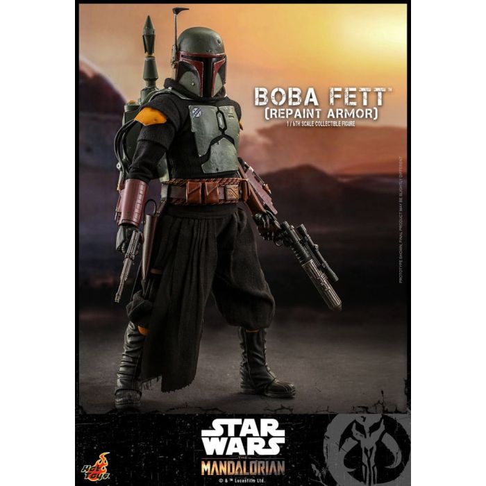Star Wars: The Mandalorian Action Figure 1/6 Boba Fett Repaint Armor Special Edition 30 cm