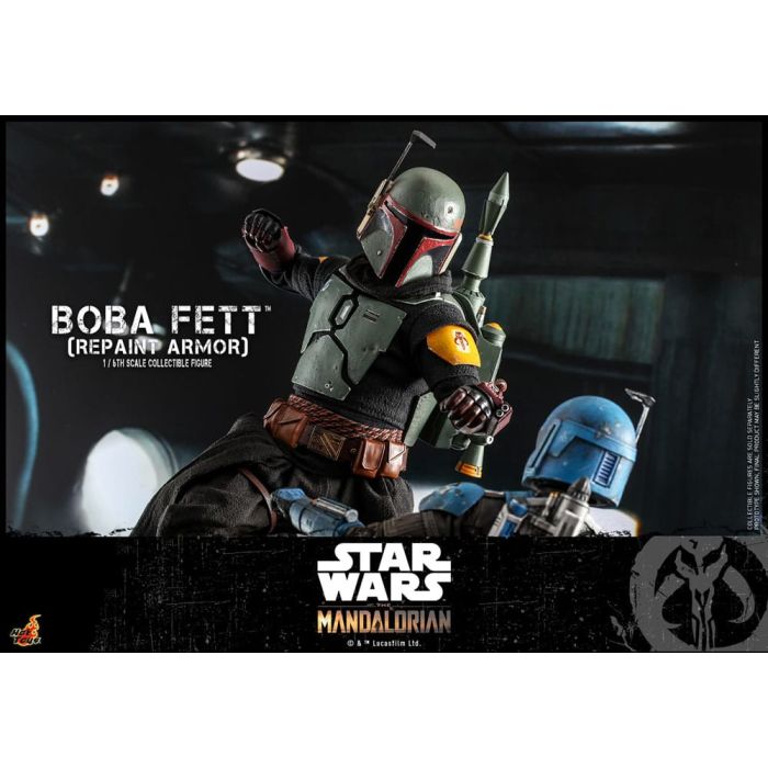 Star Wars: The Mandalorian Action Figure 1/6 Boba Fett Repaint Armor Special Edition 30 cm