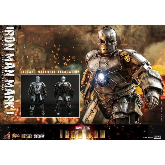 Iron Man Movie Masterpiece Action Figure 1/6 Iron Man Mark I 30 cm