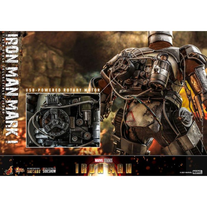 Iron Man Movie Masterpiece Action Figure 1/6 Iron Man Mark I 30 cm