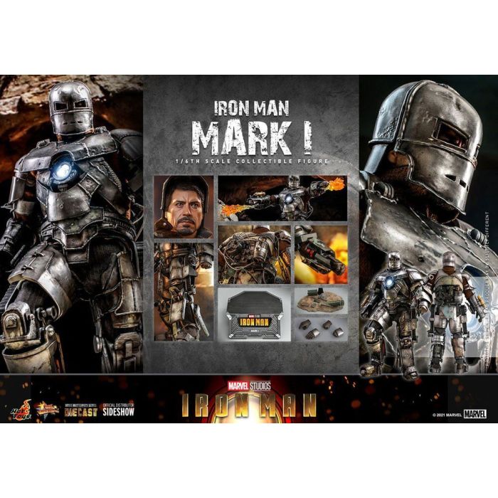 Iron Man Movie Masterpiece Action Figure 1/6 Iron Man Mark I 30 cm