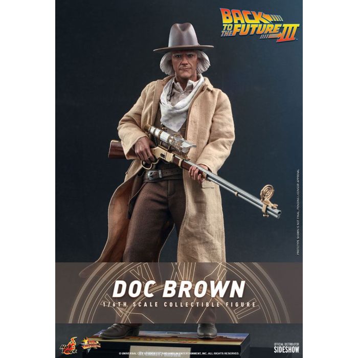 Back To The Future III Movie Masterpiece Action Figure 1/6 Doc Brown 32 cm