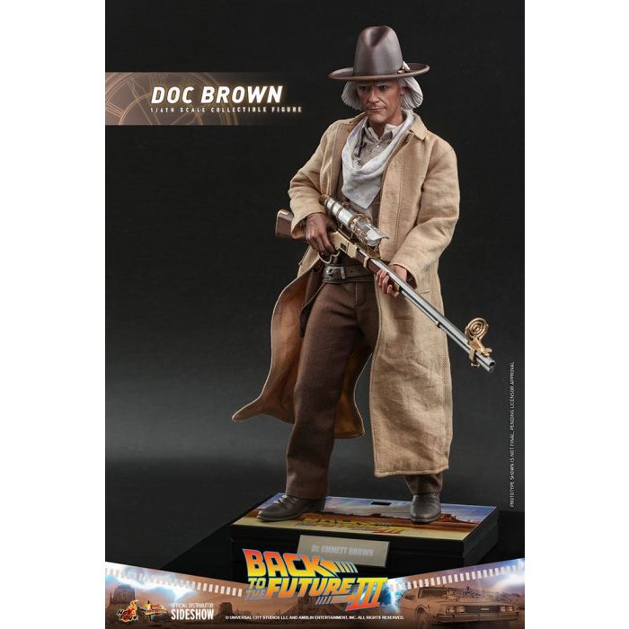 Back To The Future III Movie Masterpiece Action Figure 1/6 Doc Brown 32 cm