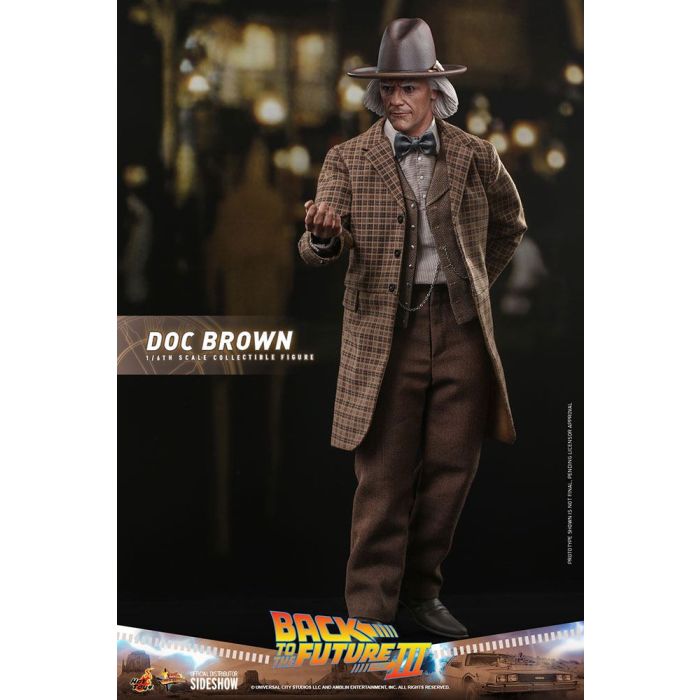 Back To The Future III Movie Masterpiece Action Figure 1/6 Doc Brown 32 cm