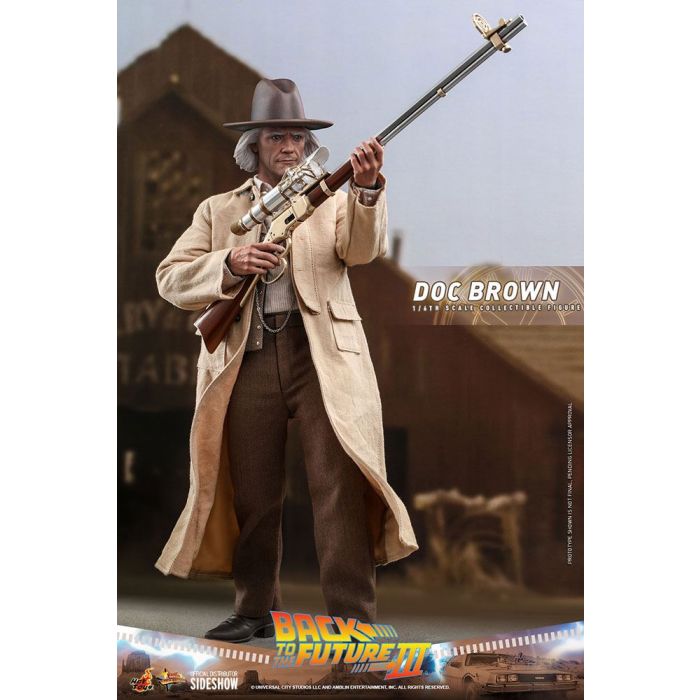 Back To The Future III Movie Masterpiece Action Figure 1/6 Doc Brown 32 cm