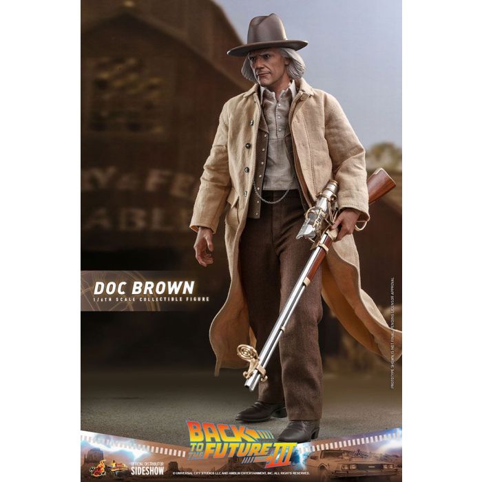 Back To The Future III Movie Masterpiece Action Figure 1/6 Doc Brown 32 cm