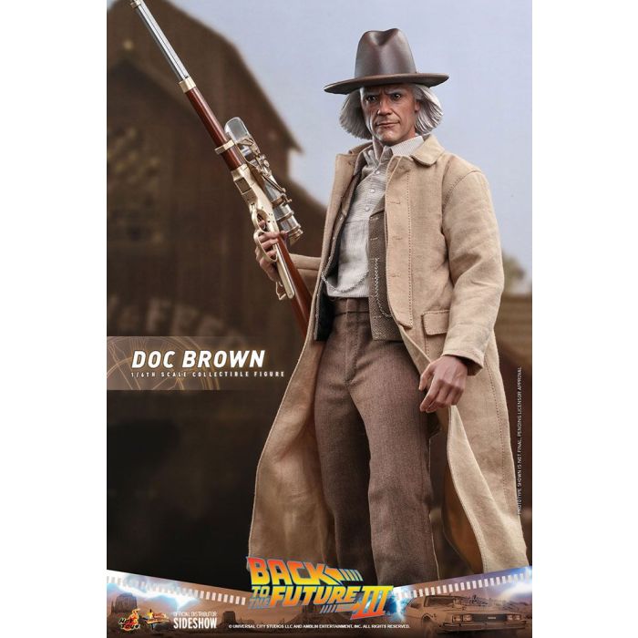 Back To The Future III Movie Masterpiece Action Figure 1/6 Doc Brown 32 cm
