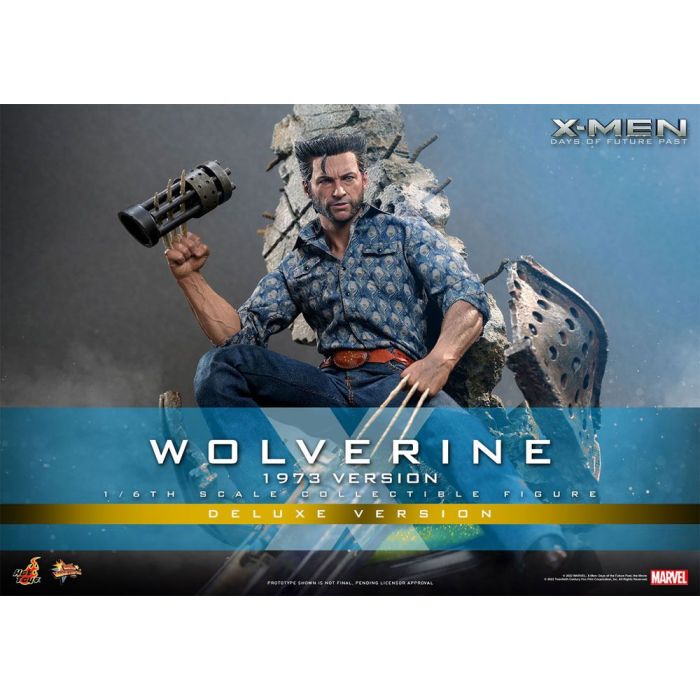 X-Men Days of Future Past Movie Masterpiece Action Figure 1/6 Wolverine (1973 Version) Deluxe Version 30 cm