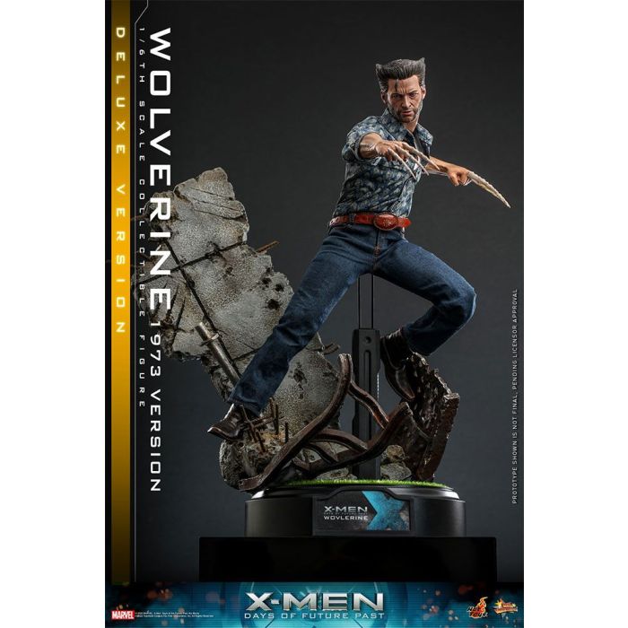 X-Men Days of Future Past Movie Masterpiece Action Figure 1/6 Wolverine (1973 Version) Deluxe Version 30 cm