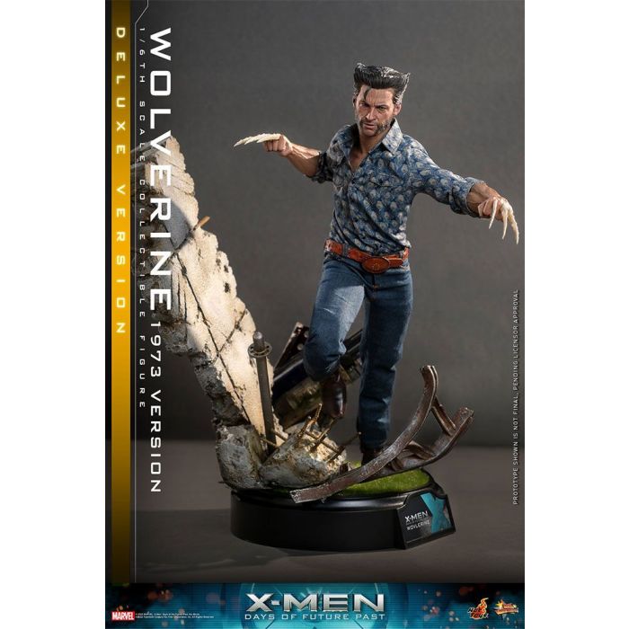 X-Men Days of Future Past Movie Masterpiece Action Figure 1/6 Wolverine (1973 Version) Deluxe Version 30 cm