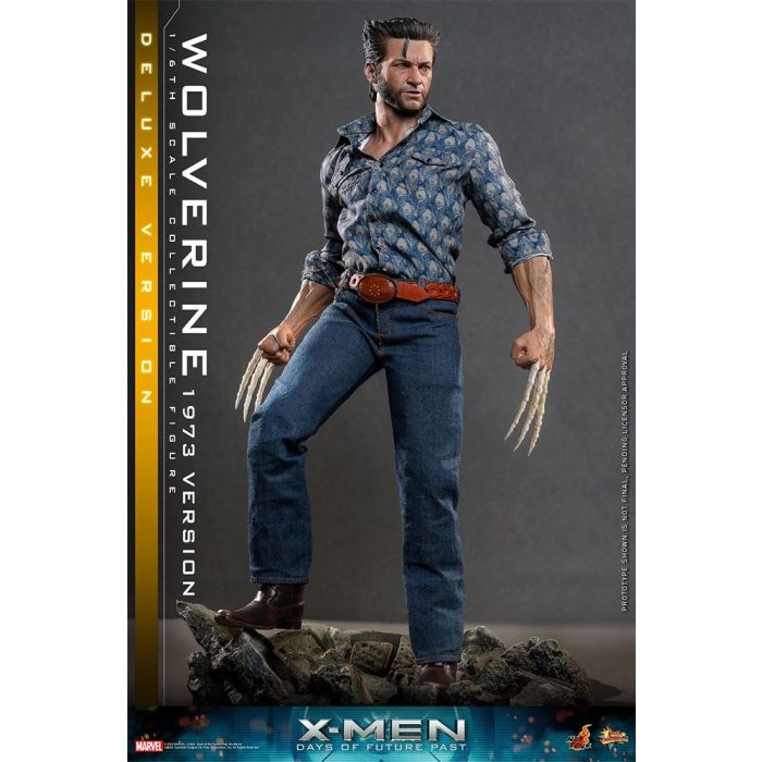 X-Men Days of Future Past Movie Masterpiece Action Figure 1/6 Wolverine (1973 Version) Deluxe Version 30 cm