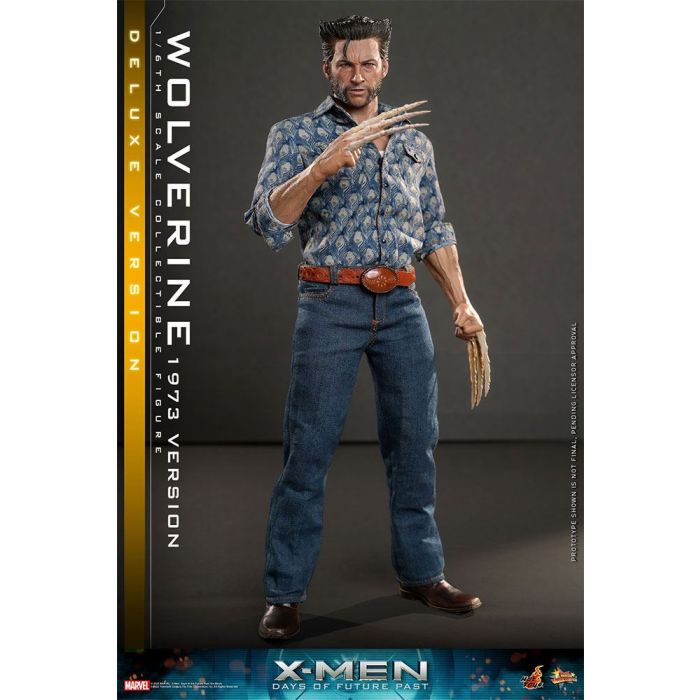 X-Men Days of Future Past Movie Masterpiece Action Figure 1/6 Wolverine (1973 Version) Deluxe Version 30 cm