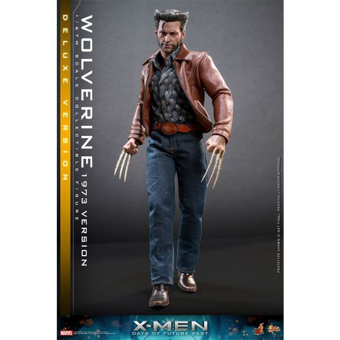 X-Men Days of Future Past Movie Masterpiece Action Figure 1/6 Wolverine (1973 Version) Deluxe Version 30 cm