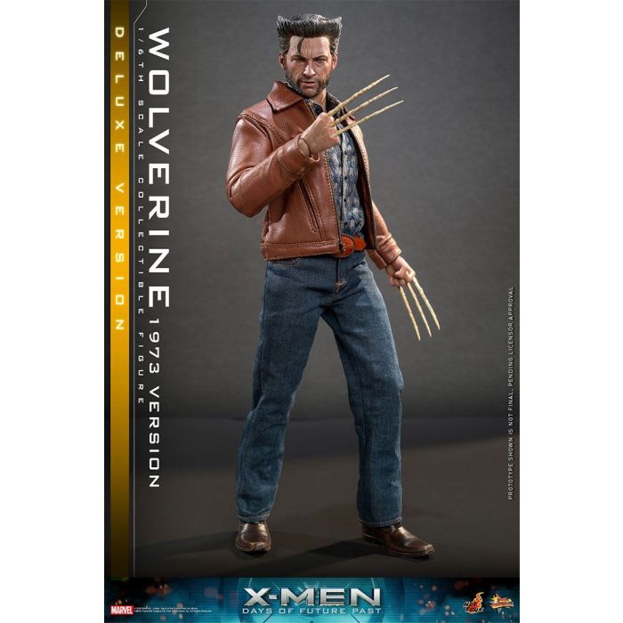 X-Men Days of Future Past Movie Masterpiece Action Figure 1/6 Wolverine (1973 Version) Deluxe Version 30 cm