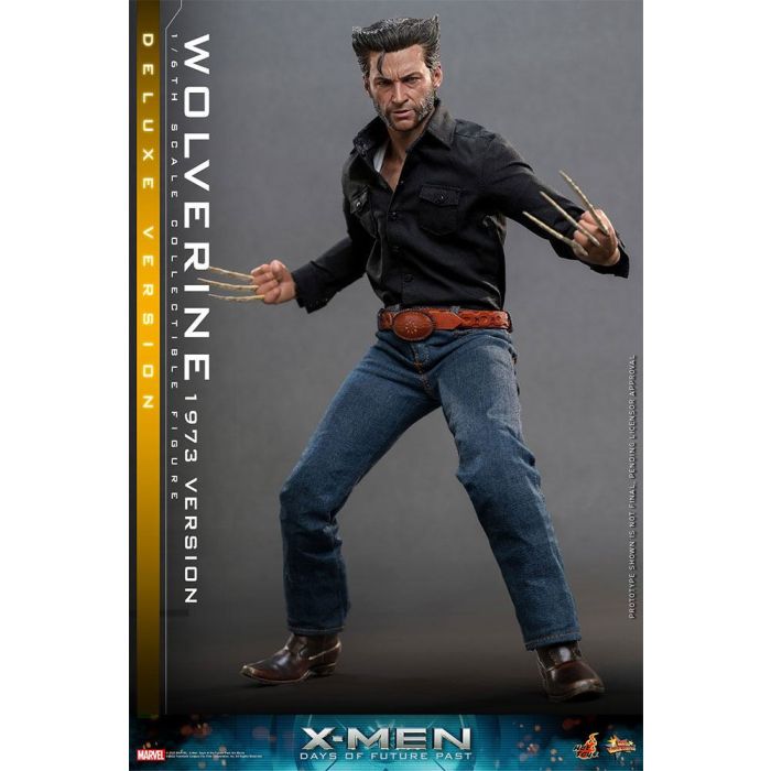 X-Men Days of Future Past Movie Masterpiece Action Figure 1/6 Wolverine (1973 Version) Deluxe Version 30 cm