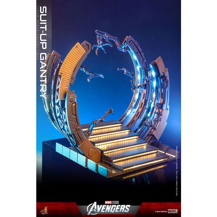 Marvel's The Avengers Accessories Collection Series Iron Man Suit-Up Gantry