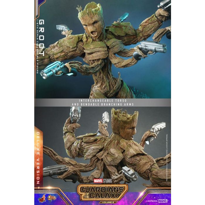 Guardians of the Galaxy Vol. 3 Movie Masterpiece Action Figure 1/6 Groot (Deluxe Version) 32 cm