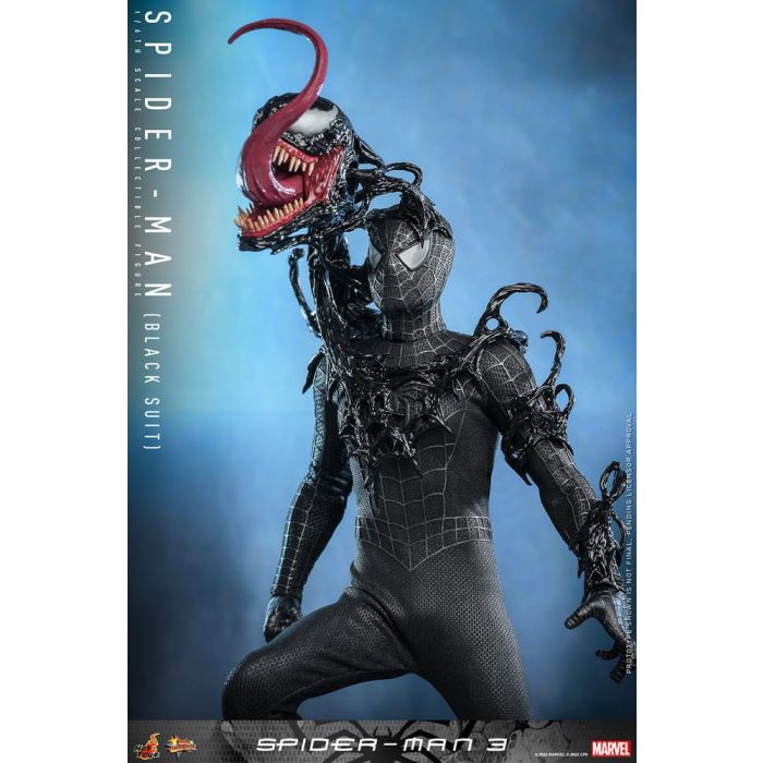 Spider-Man 3 Movie Masterpiece Action Figure 1/6 Spider-Man (Black Suit) 30 cm