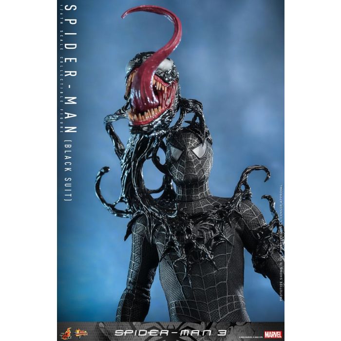Spider-Man 3 Movie Masterpiece Action Figure 1/6 Spider-Man (Black Suit) 30 cm