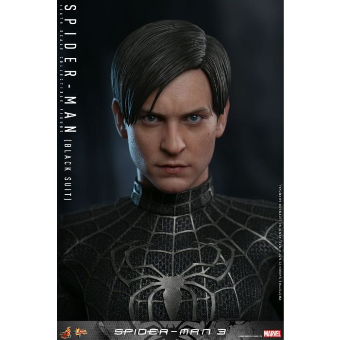 Spider-Man 3 Movie Masterpiece Action Figure 1/6 Spider-Man (Black Suit) 30 cm